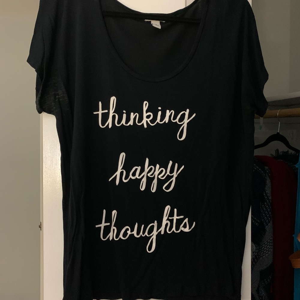 Old Navy Black Graphic Tee